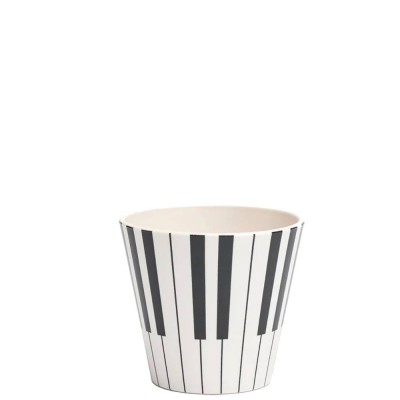 Piano Music Espresso Glass