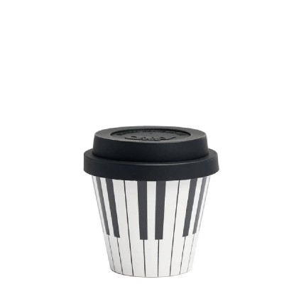 Vaso para espresso Piano con tapa en Fanatico Café