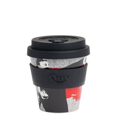 Vaso capuccino para llevar - Banksy Graffiti en Fanatico Café