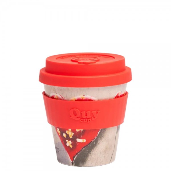 Banksy Heart To-Go Cappuccino Cup en Fanatico Café