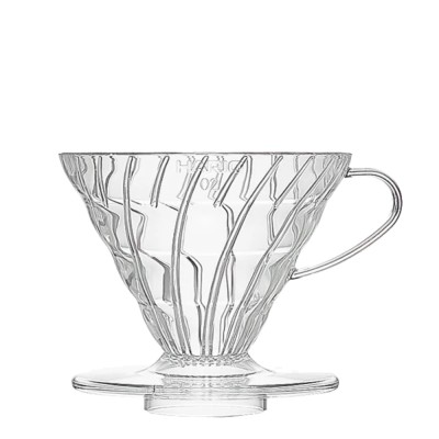 V60 Dripper 02 Hario Transparente en Fanatico Café