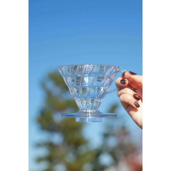 V60 Dripper 01 Transparent Hario en Fanatico Café