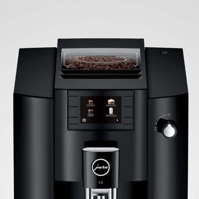 Jura E6 – Piano Black en Fanatico Café