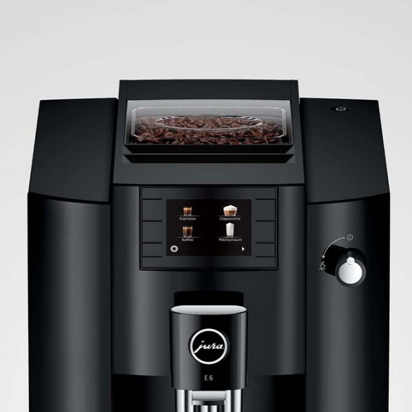 Jura E6 – Piano Black en Fanatico Café