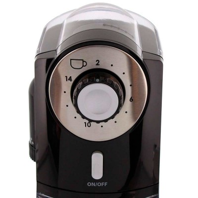 Black Electric Coffee Grinder en Fanatico Café