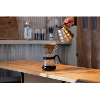 Cafetera V60 Negra Hario en Fanatico Café