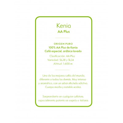 Kenia AA Plus en Fanatico Café