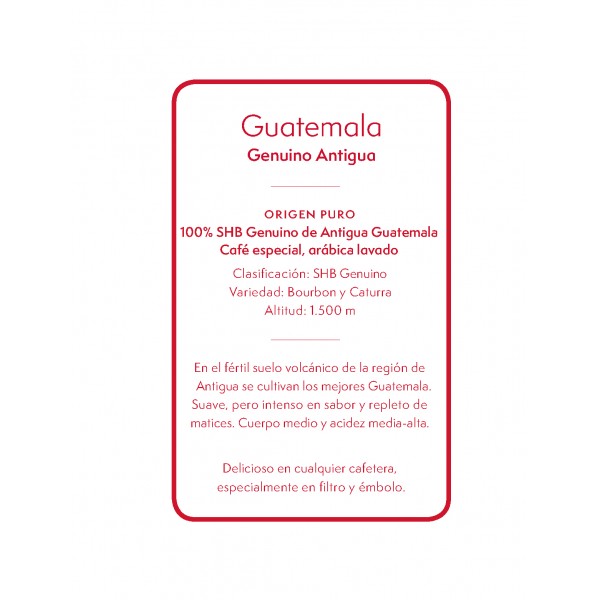Guatemala Antigua Coffee en Fanatico Café